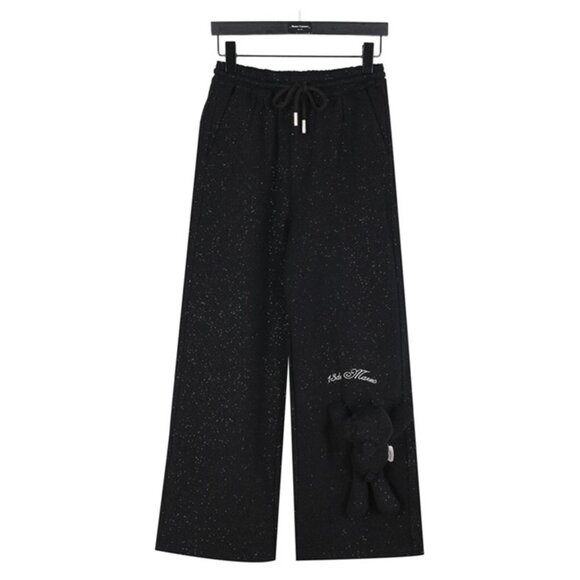 13De Marzo Bear Starry Sky Wide-Leg Jeans